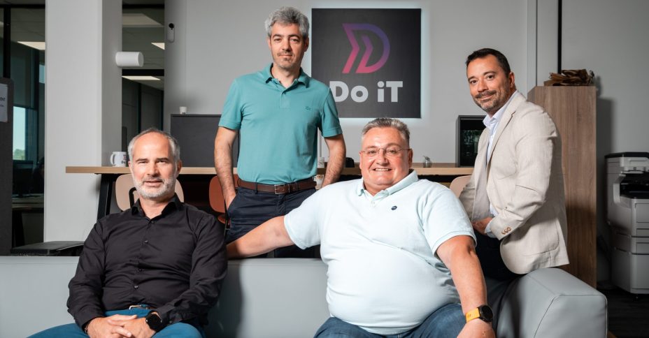 The Do iT Group founders — Benoit Rouanet, Fabien Terrassoux, Guillaume Poujet, Denis Bretagnolle